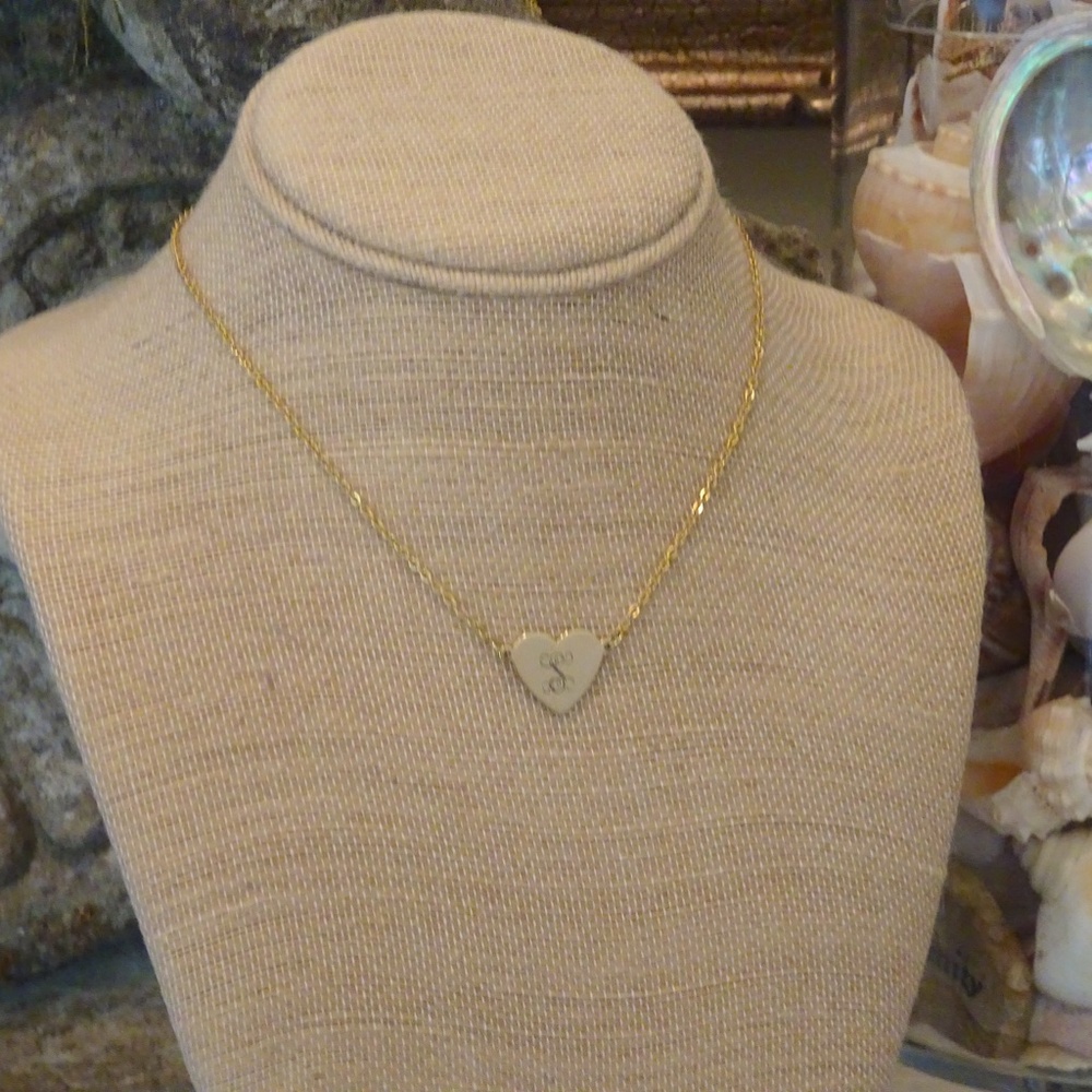 Y2k Cursive Calligraphy Script S Initial Gold Fil… - image 4